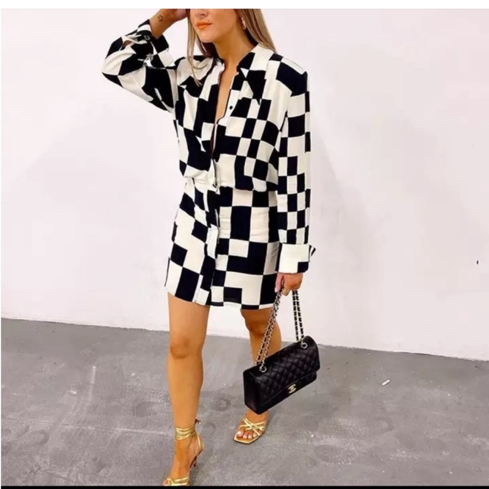 mango commited collection shirt dress